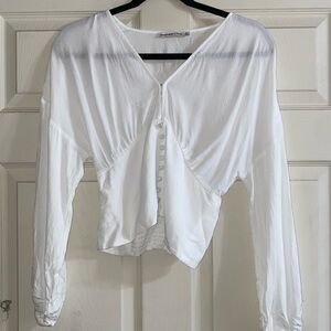 Abercrombie and fitch crop long sleeve